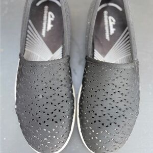 Clarks Cloudsteppers Slip On Shoes Women’s 6.5 Black Comfort Flats